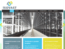 Tablet Screenshot of isovast.nl